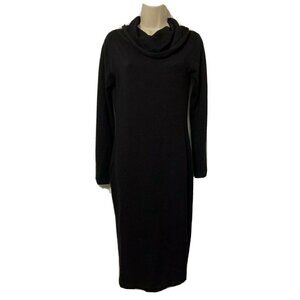 Tart Maxi Sweater‎ Dress Women's Small Stretch Knit Black Mock Neck Winter